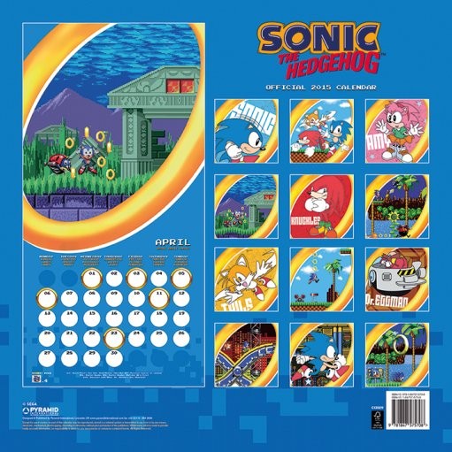 Sonic Calendarios de pared 2024 Consíguelos en Posters.es