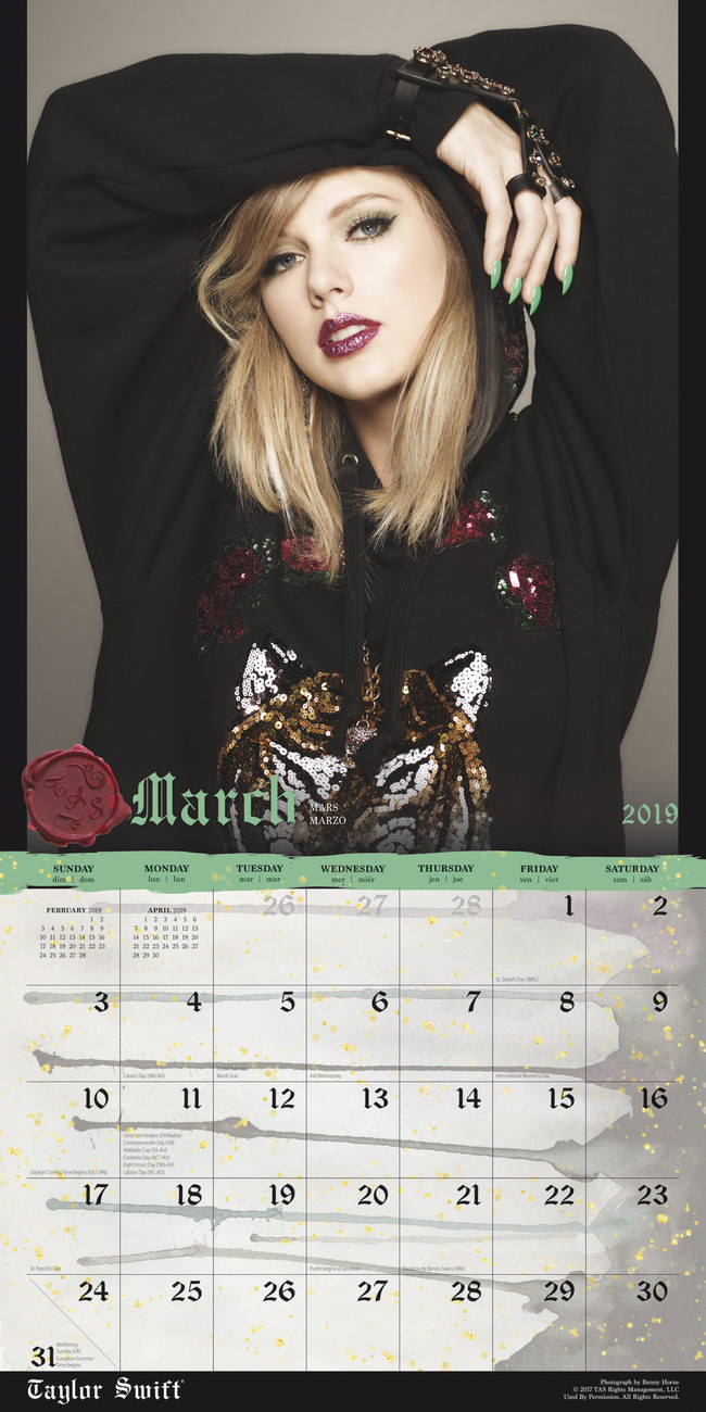Taylor Swift Calendarios de pared 2026 Consíguelos en Posters.es
