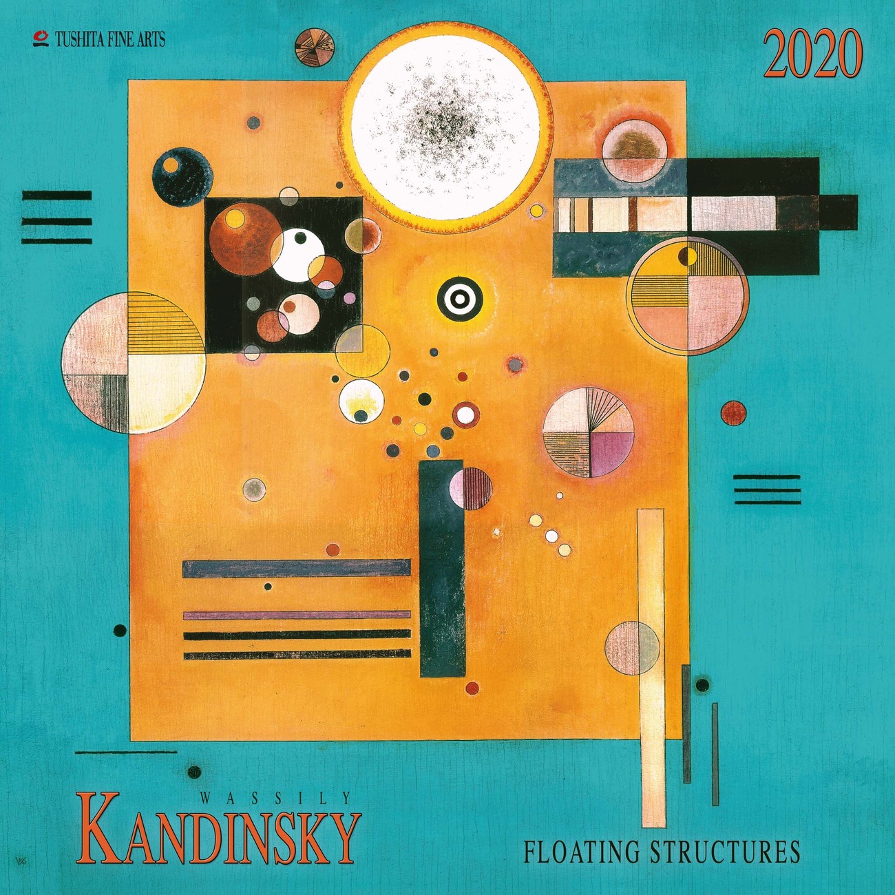W.Kandinsky Floating Structures Calendarios de pared 2020