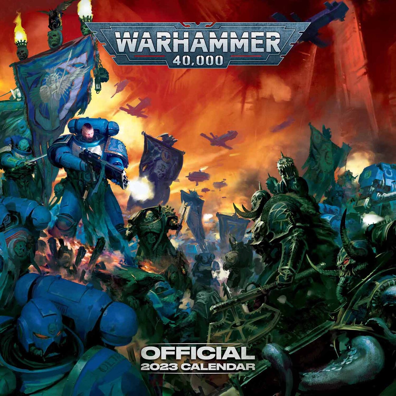 Warhammer 40k Calendarios de pared 2024 Consíguelos en Posters.es