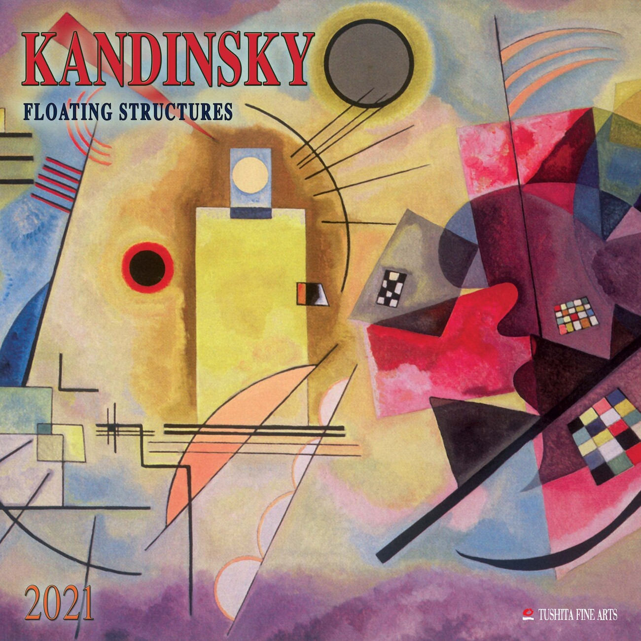 Wassily Kandinsky Floating Structures Calendarios de pared 2021