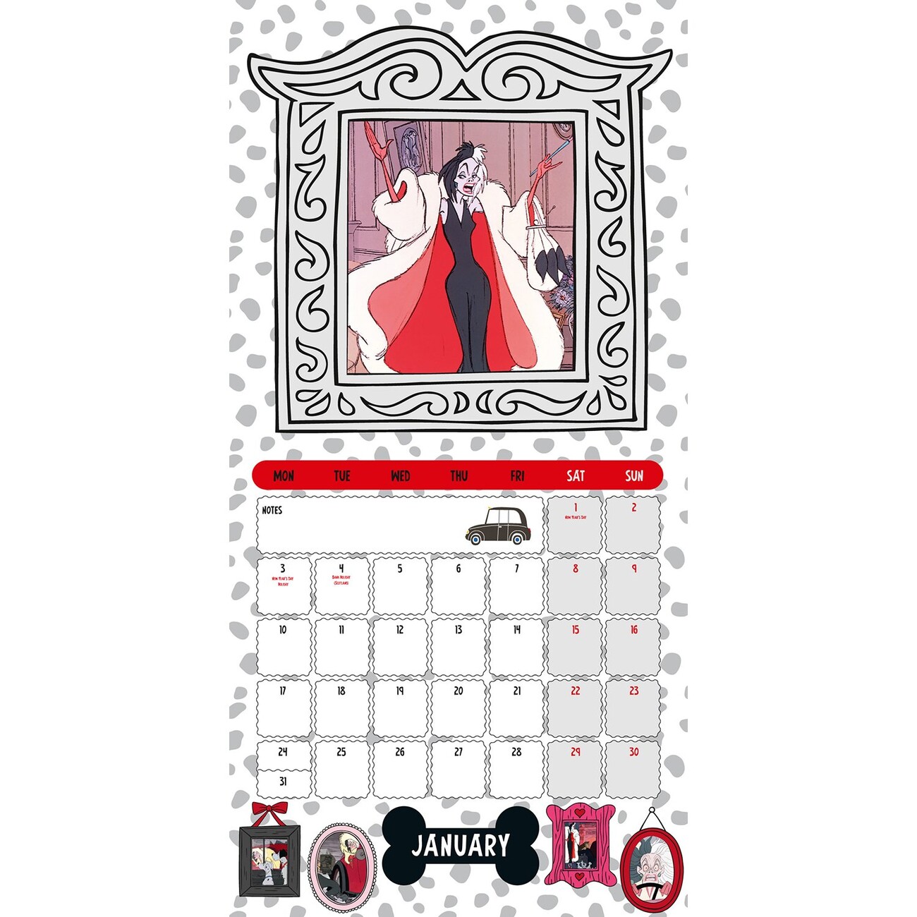 101 Dalmatians Wall Calendars 2024 Buy at Europosters