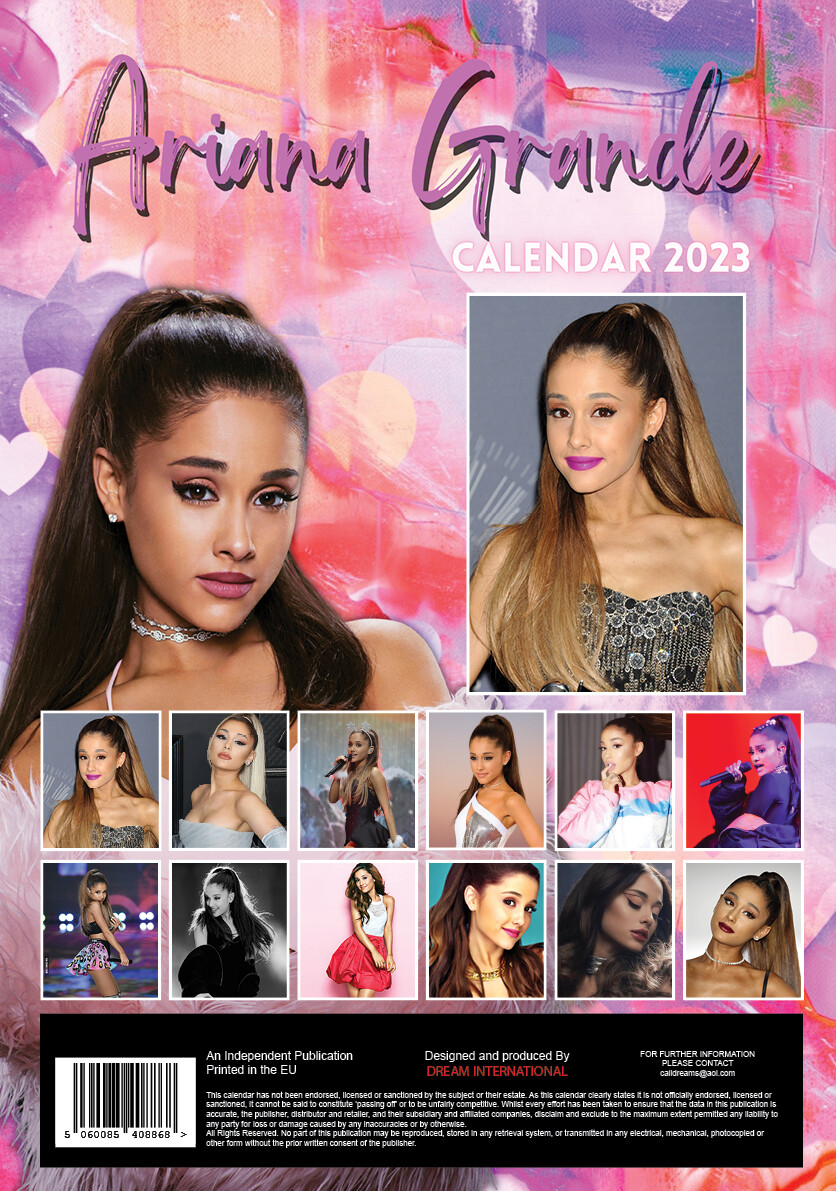 Ariana Grande Wall Calendars 2023 Buy at UKposters