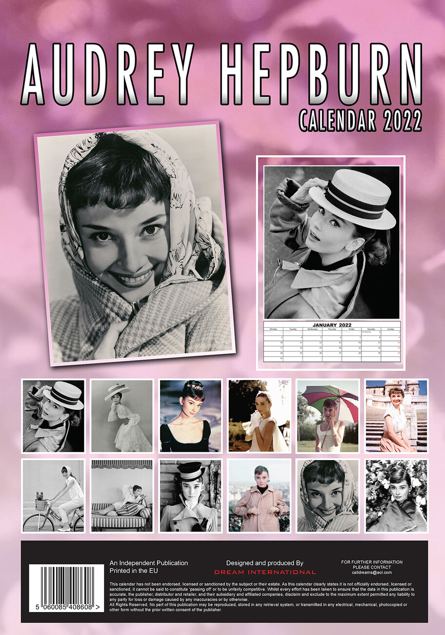 Audrey Hepburn Wall Calendars 2024 Buy at UKposters