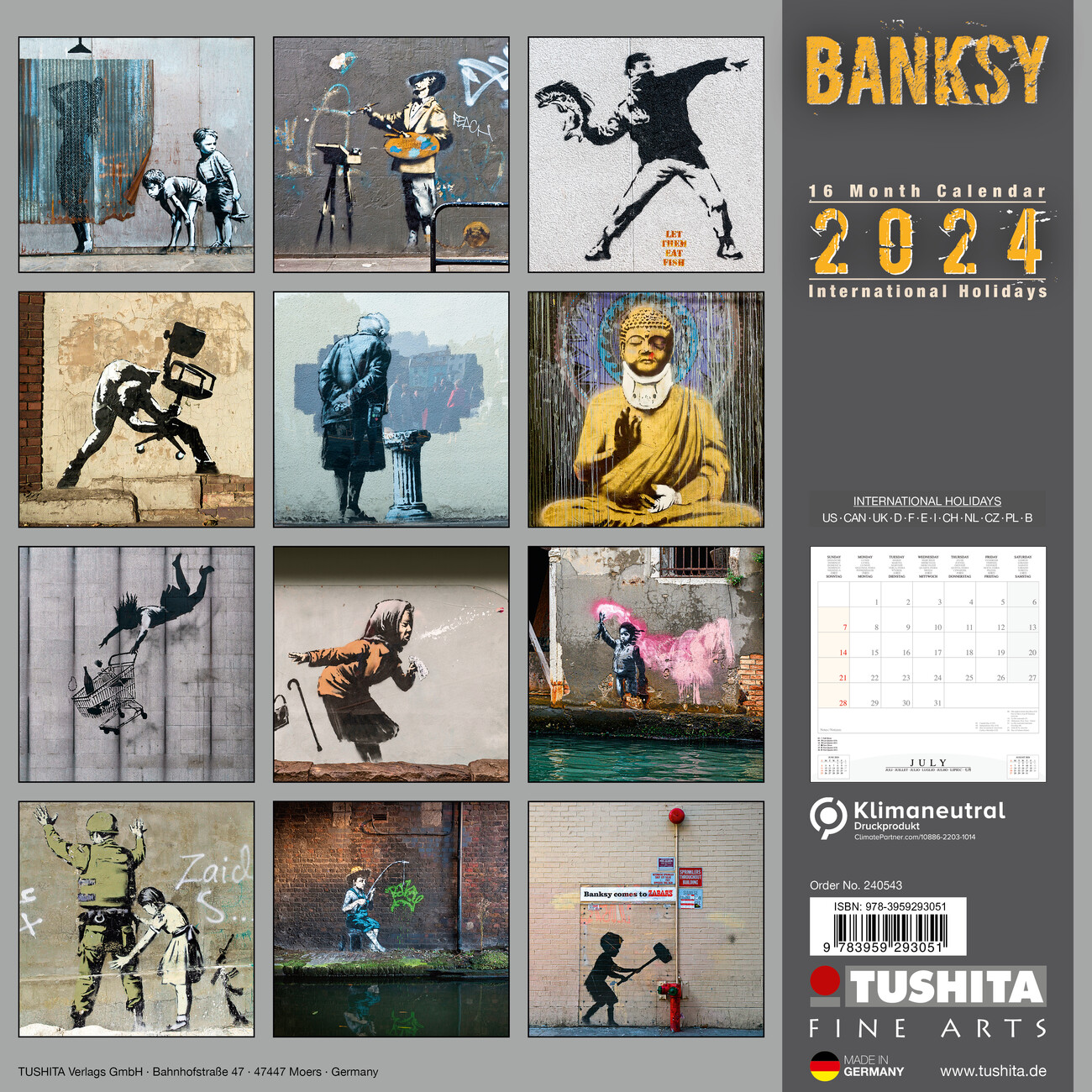 Banksy Wall Calendars 2024 Buy at UKposters