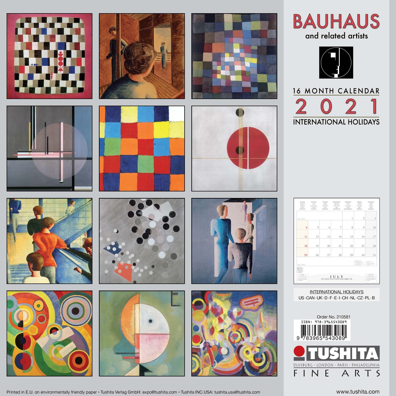 Bauhaus Wall Calendars 2024 Buy at UKposters