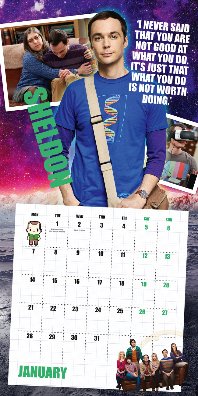 Big Bang Theory - Wall Calendars 2019 | Buy at UKposters