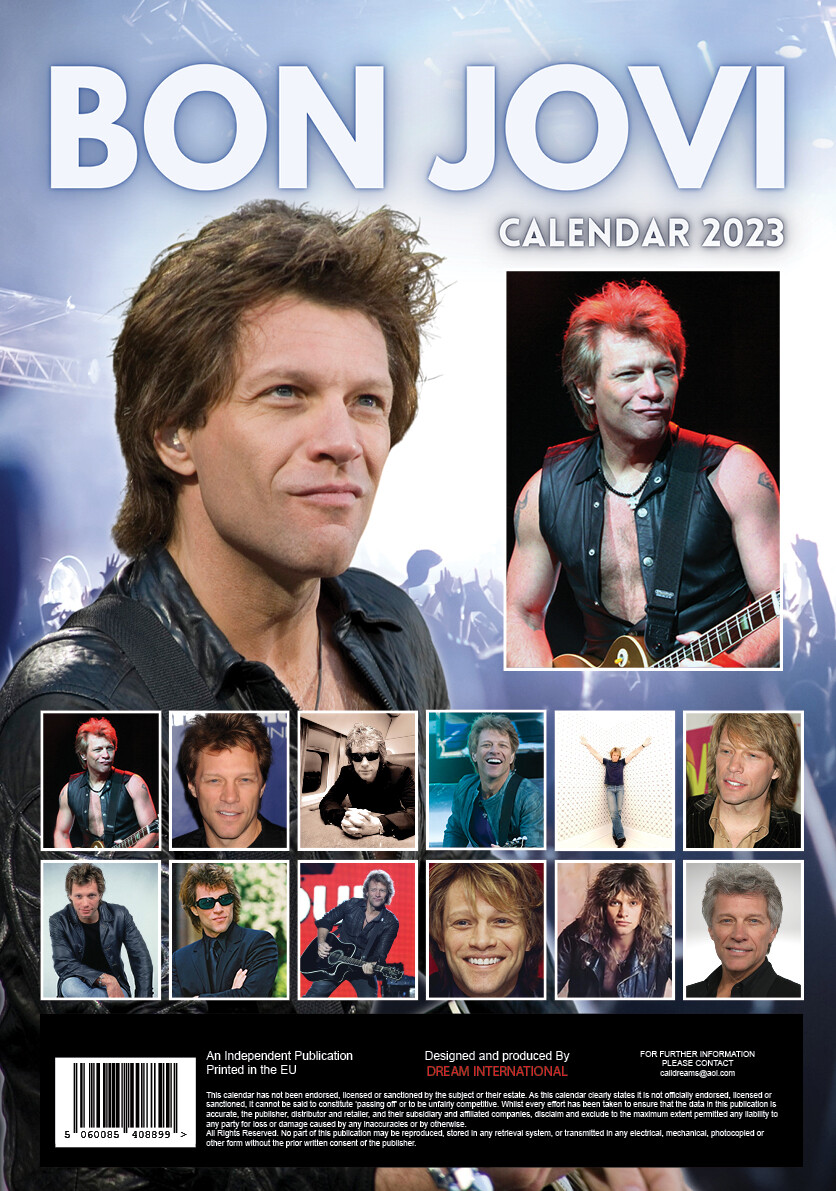 Bon Jovi Wall Calendars 2023 Buy at UKposters