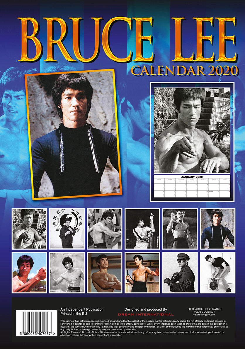 Bruce Lee Wall Calendars 2020 Buy at Europosters