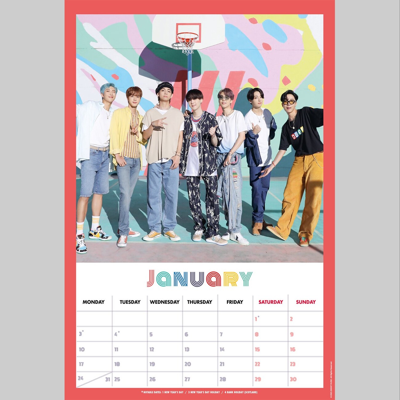 BTS Wall Calendars 2022 Buy at UKposters