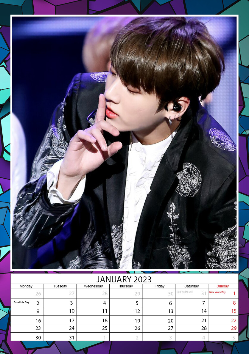 BTS Wall Calendars 2024 Buy at UKposters