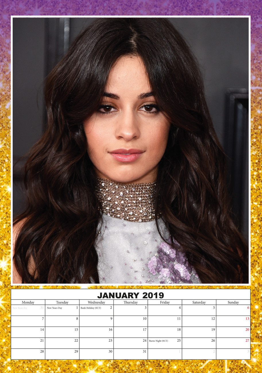 Camila Cabello Wall Calendars 2019 Buy at UKposters