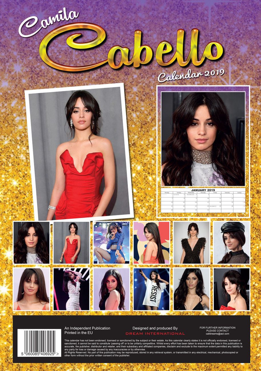 Camila Cabello Wall Calendars 2019 Buy at Europosters