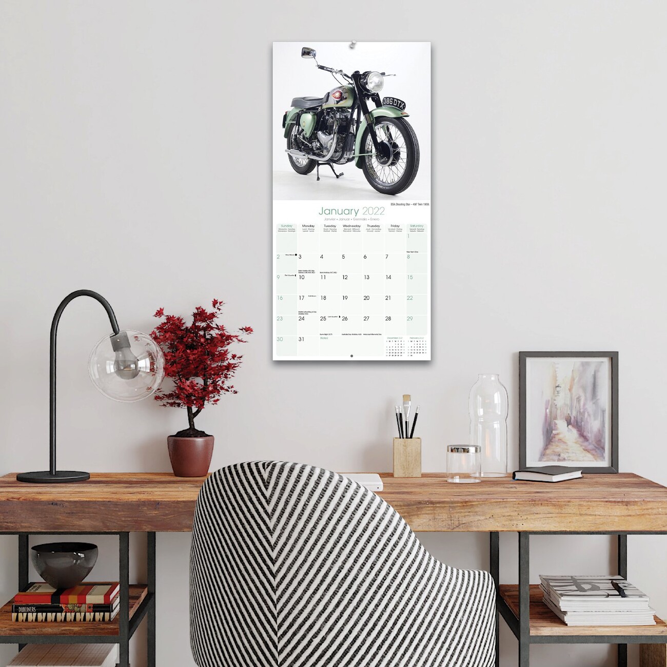 Classic British Bikes - Wall Calendars 2024 | Buy At Europosters