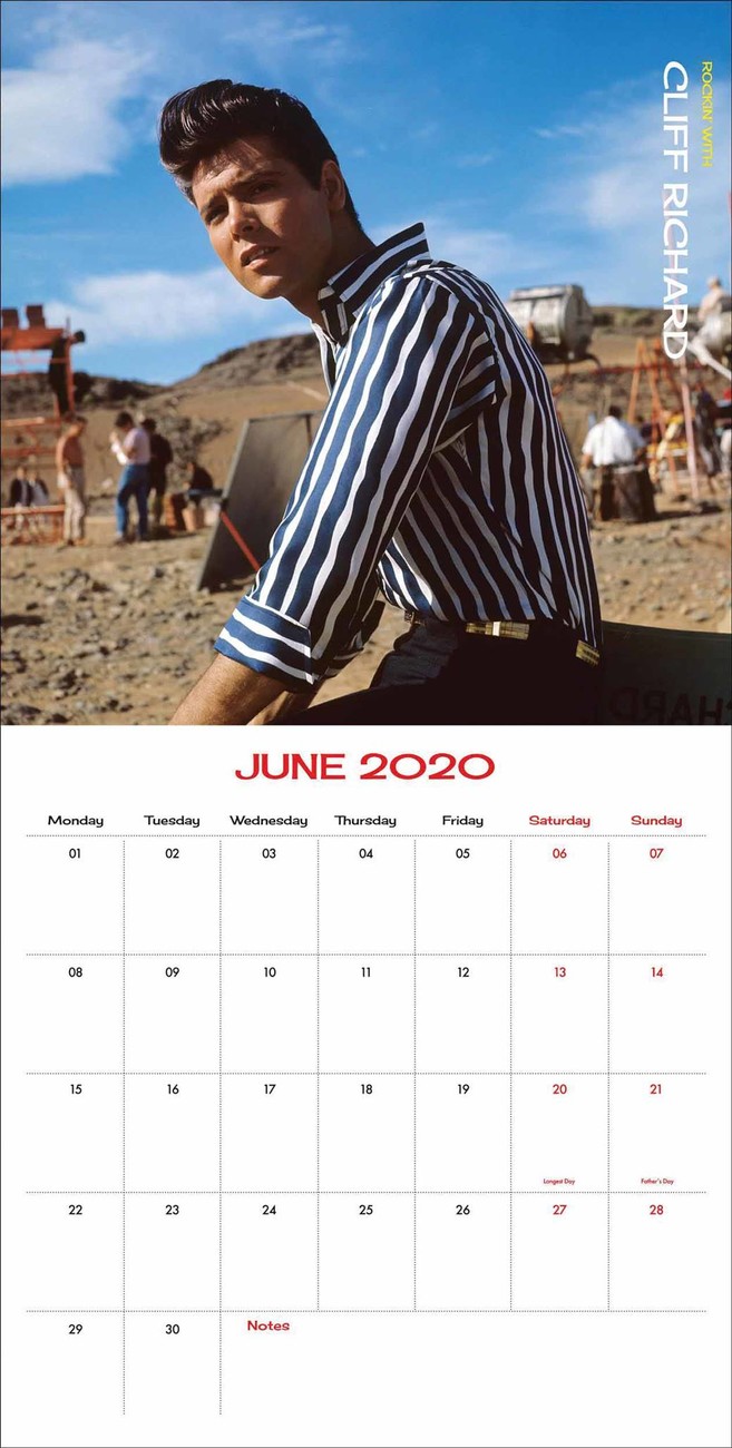 Cliff Richard Wall Calendars 2024 Buy at Europosters