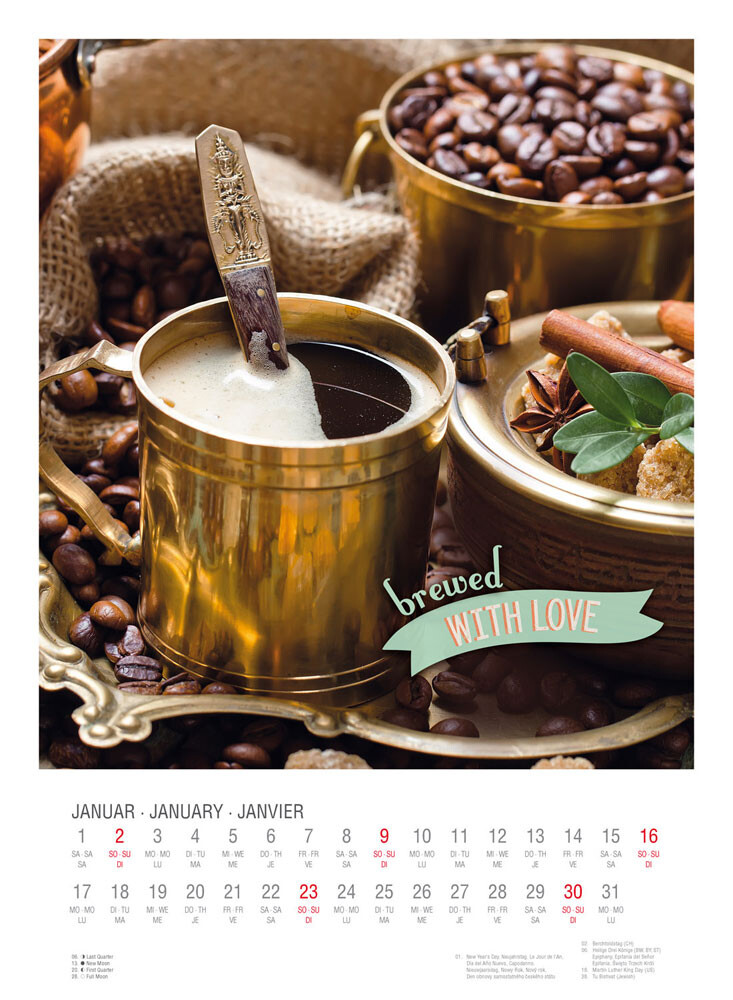 Coffee Wall Calendars 2024 Buy at UKposters