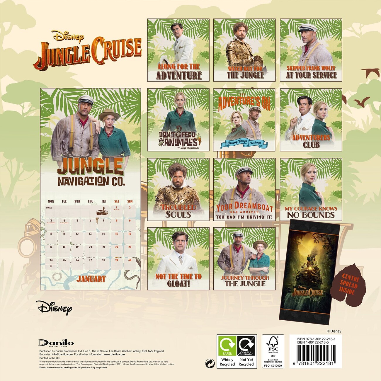 Disney Jungle Cruise Wall Calendars 2022 Buy at UKposters