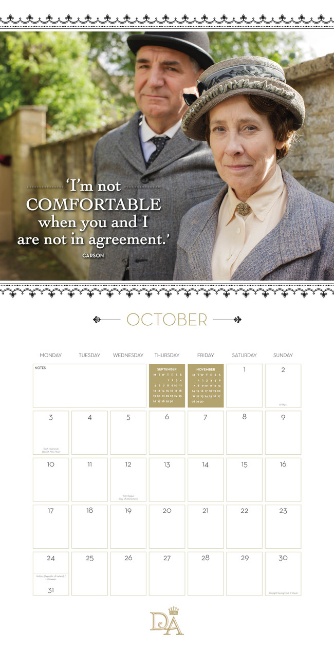 Downton Abbey Wall Calendars 2024 Buy at Europosters