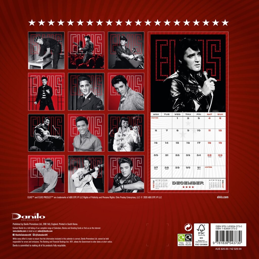 Elvis Presley - Wall Calendars 2024 | Buy at Europosters