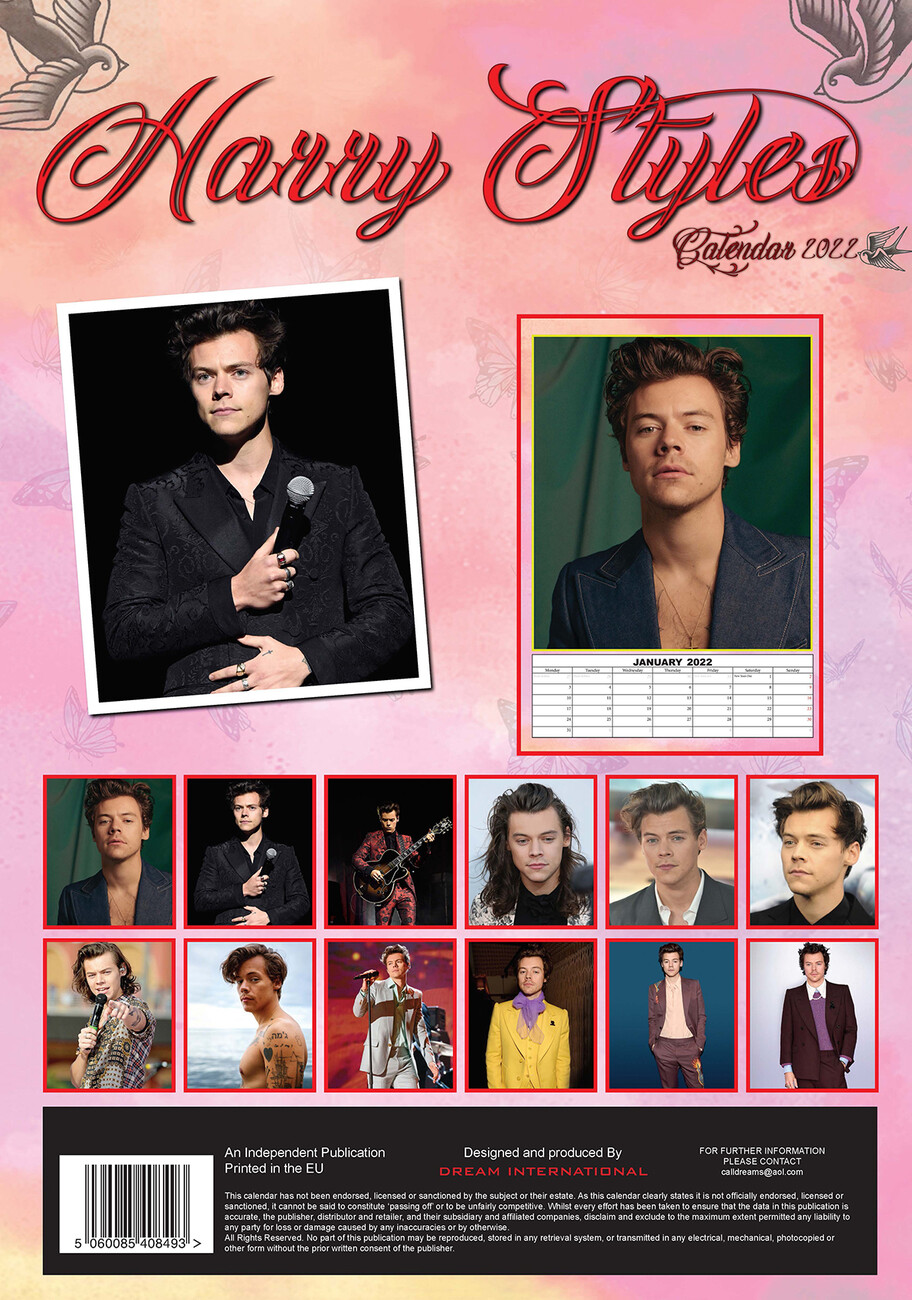 Harry Styles - Wall Calendars 2022 | Large Selection
