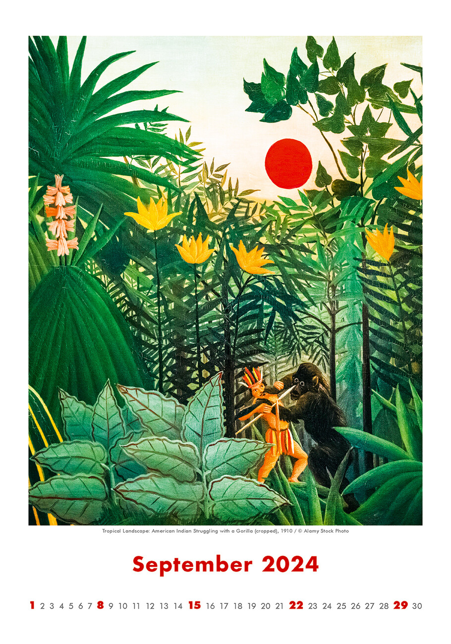 Henri Rousseau Art Naive Wall Calendars 2024 Buy at Europosters