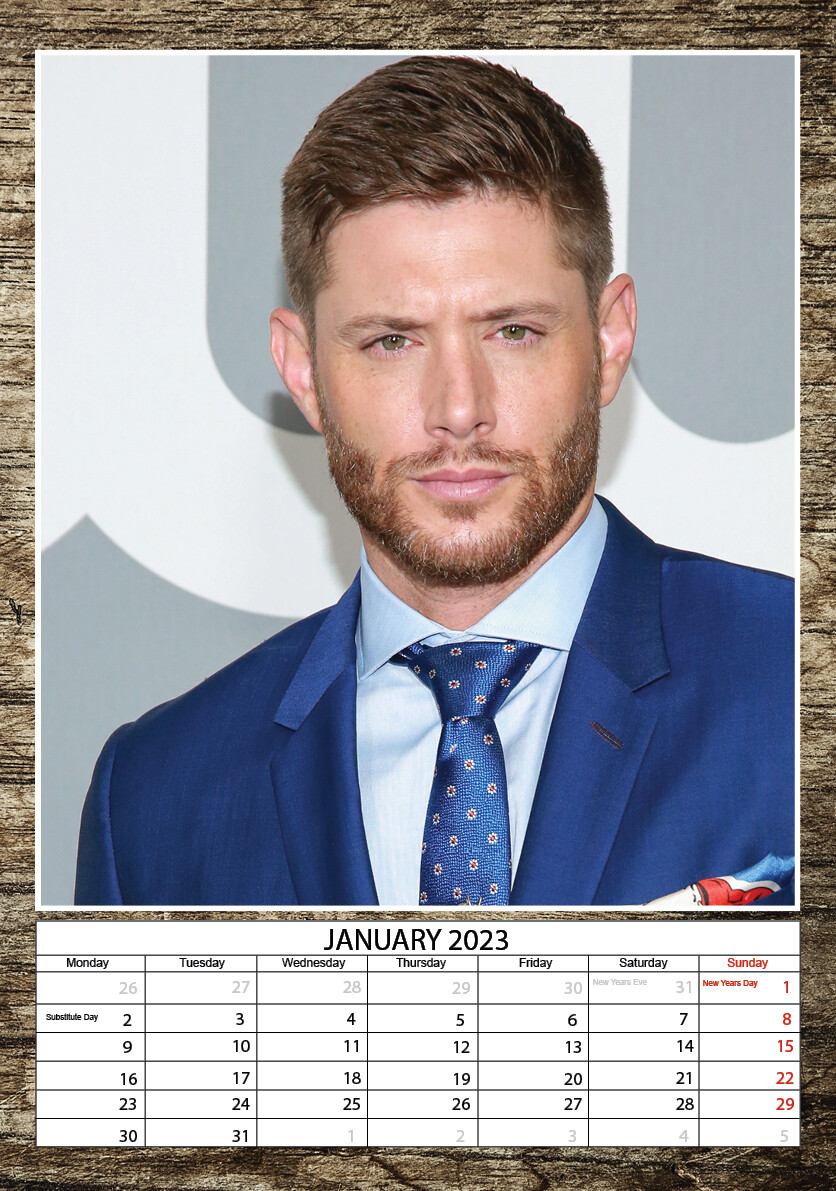 Jensen Ackles Wall Calendars 2024 Buy at Europosters