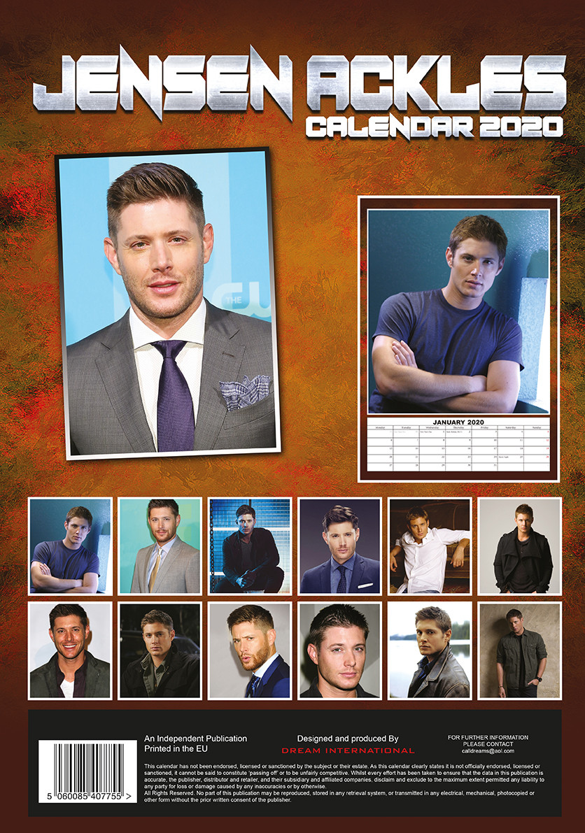 Jensen Ackles Wall Calendars 2020 Buy at UKposters