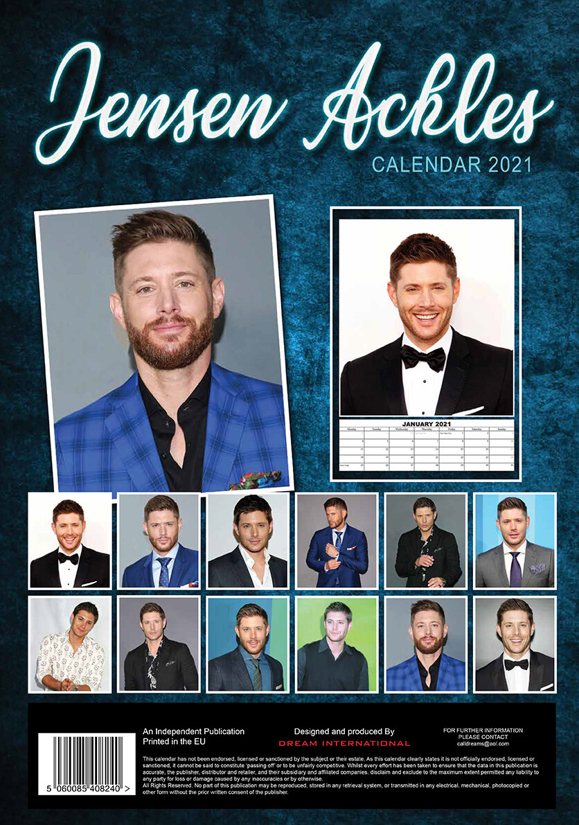 Jensen Ackles Wall Calendars 2021 Buy at UKposters