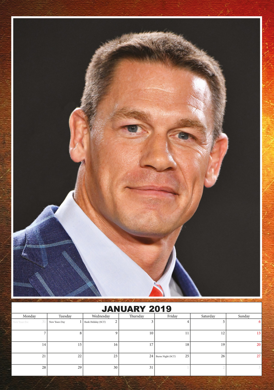 John Cena Wall Calendars 2019 Buy at UKposters