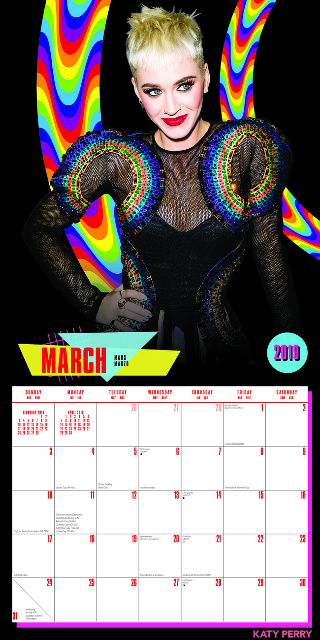 Katy Perry Wall Calendars 2024 Buy at Europosters