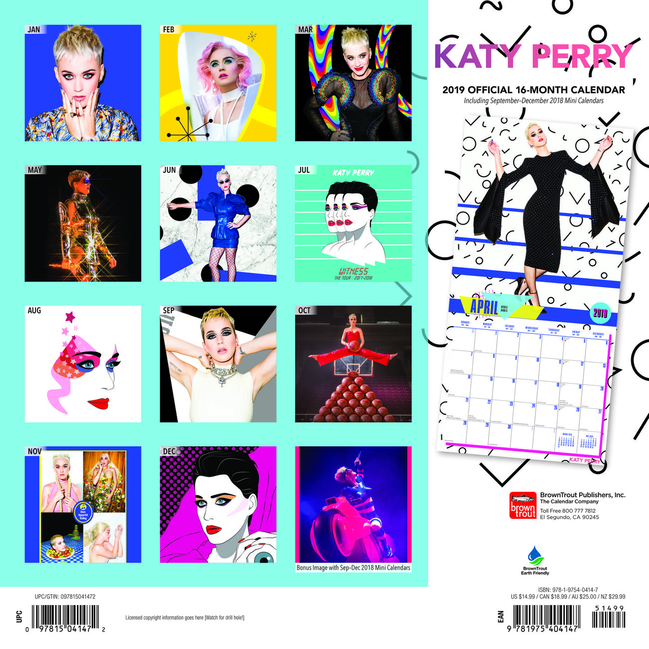 Katy Perry Wall Calendars 2024 Buy at Europosters