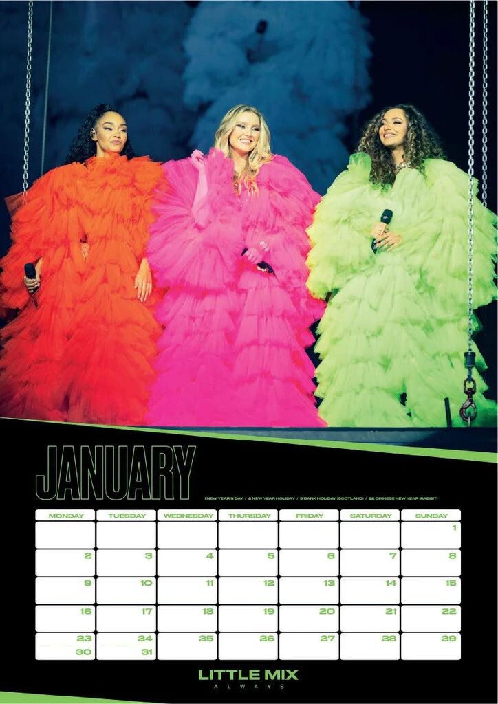 Little Mix Wall Calendars 2023 Buy at UKposters