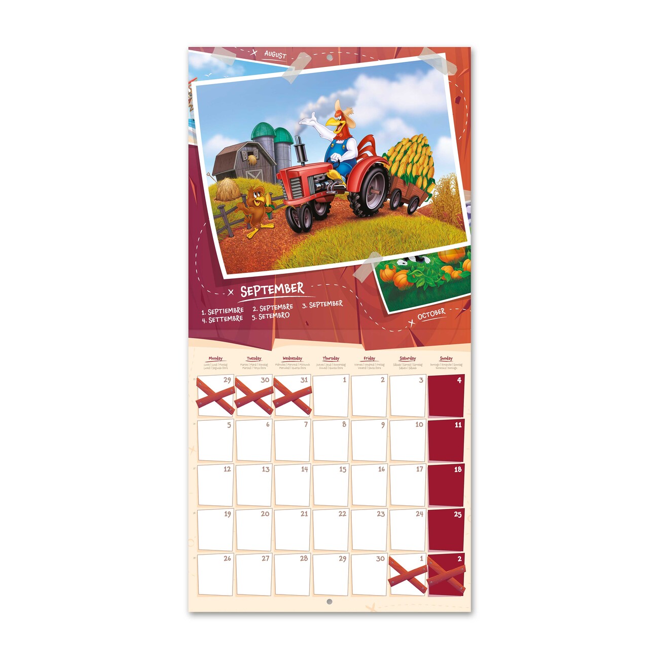 Looney Tunes Wall Calendars 2024 Buy at UKposters