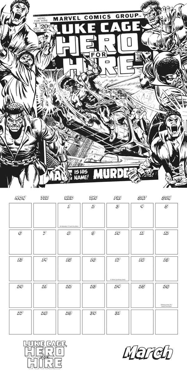 Marvel comics Wall Calendars 2024 Buy at Europosters