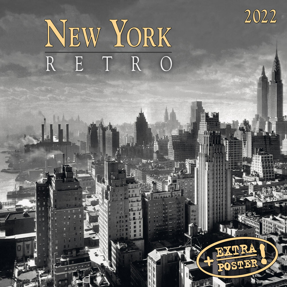 New York Retro Wall Calendars 2022 Buy at Europosters
