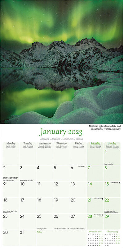 Northern Lights - Wall Calendars 2024 | Buy at Europosters