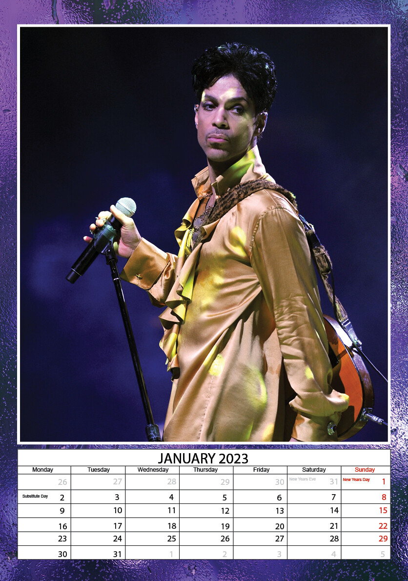 Prince Wall Calendars 2023 Buy at UKposters