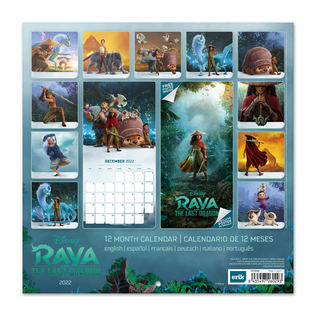 Raya and the Last Dragon Wall Calendars 2022 Buy at UKposters