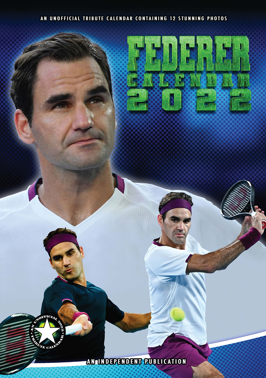 Federer 2022 Schedule Roger Federer - Wall Calendars 2022 | Large Selection