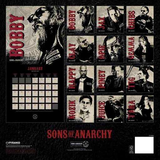 Sons of Anarchy Wall Calendars 2024 Buy at UKposters