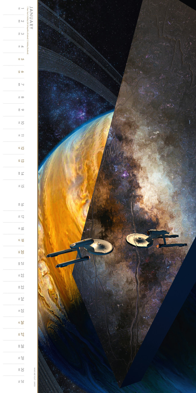 Star Trek Ships Of The Line Wall Calendars 2024 Buy at UKposters