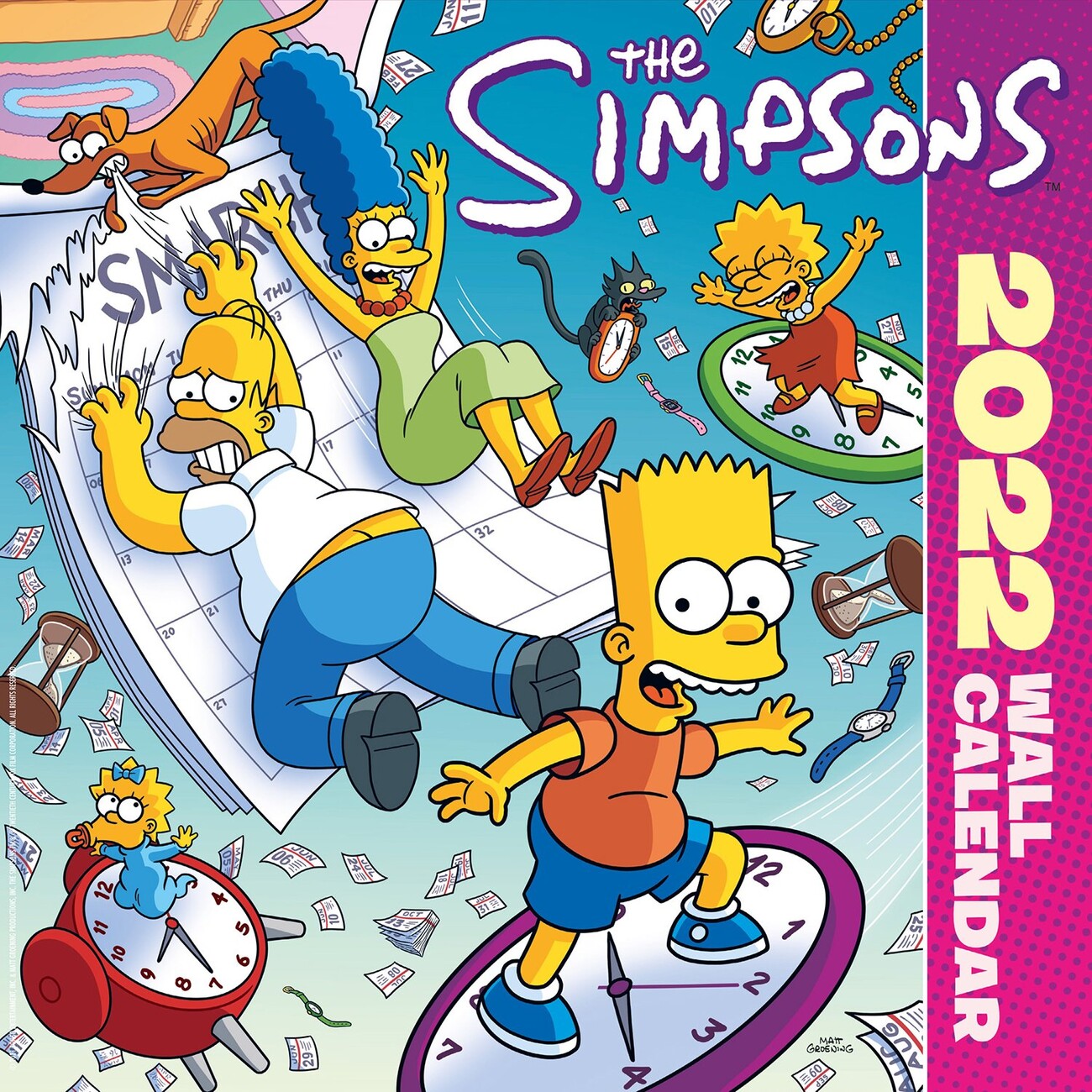 The Simpsons Wall Calendars 2022 Buy at UKposters