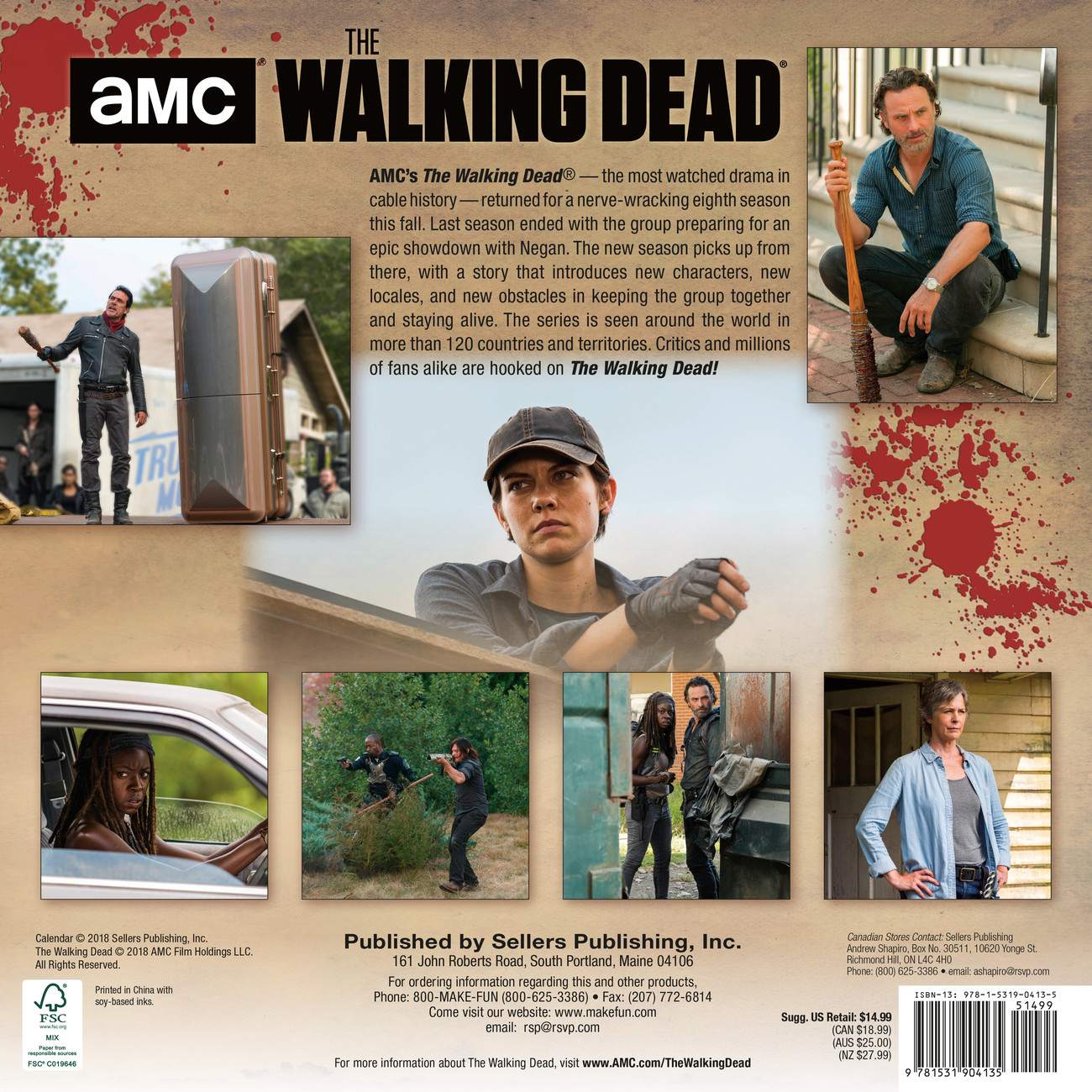 The Walking Dead Wall Calendars 2024 Buy at UKposters