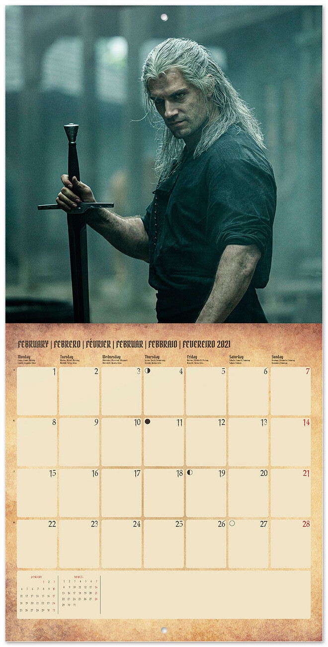 The Witcher Wall Calendars 2024 Buy at UKposters