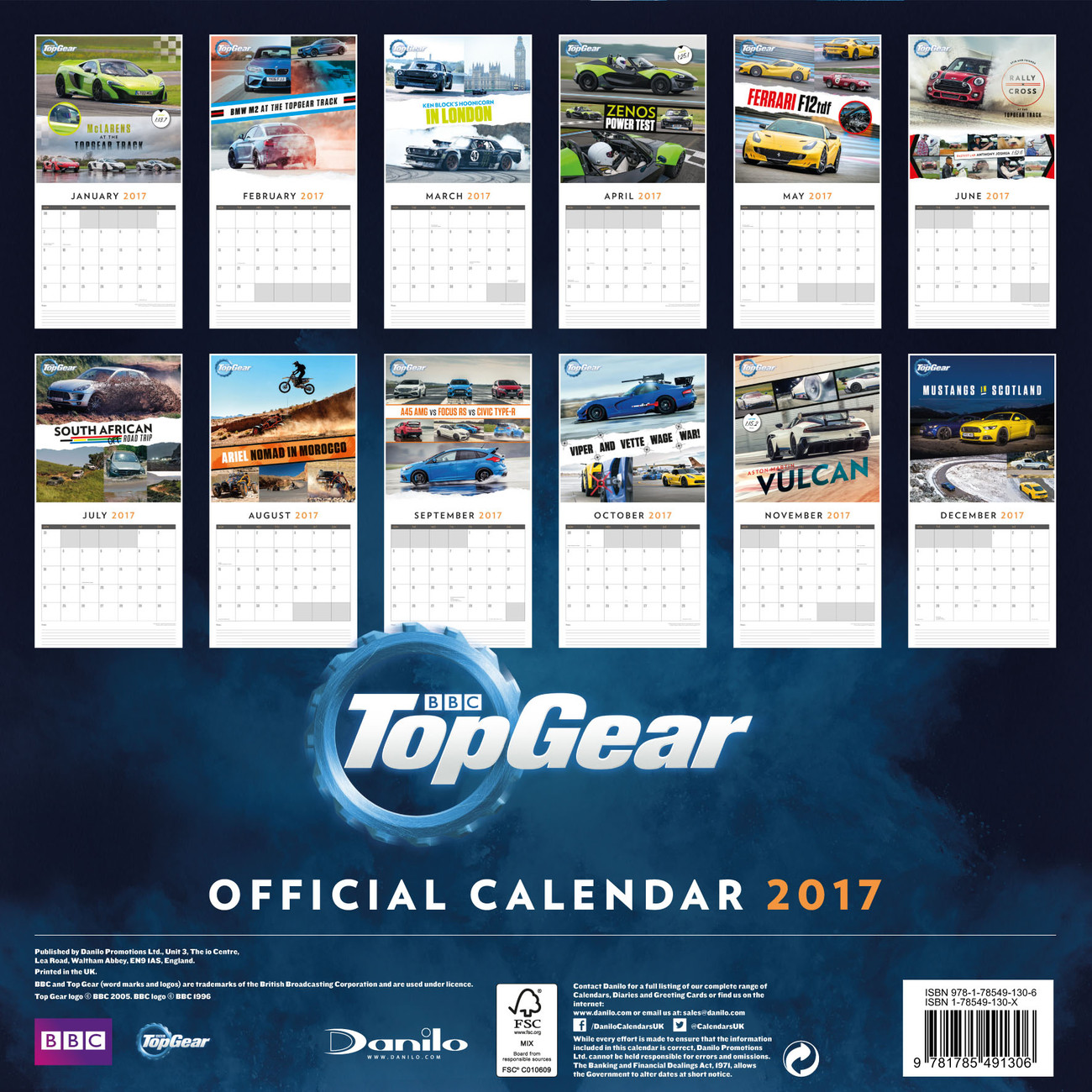 Top Gear Wall Calendars 2024 Buy at UKposters