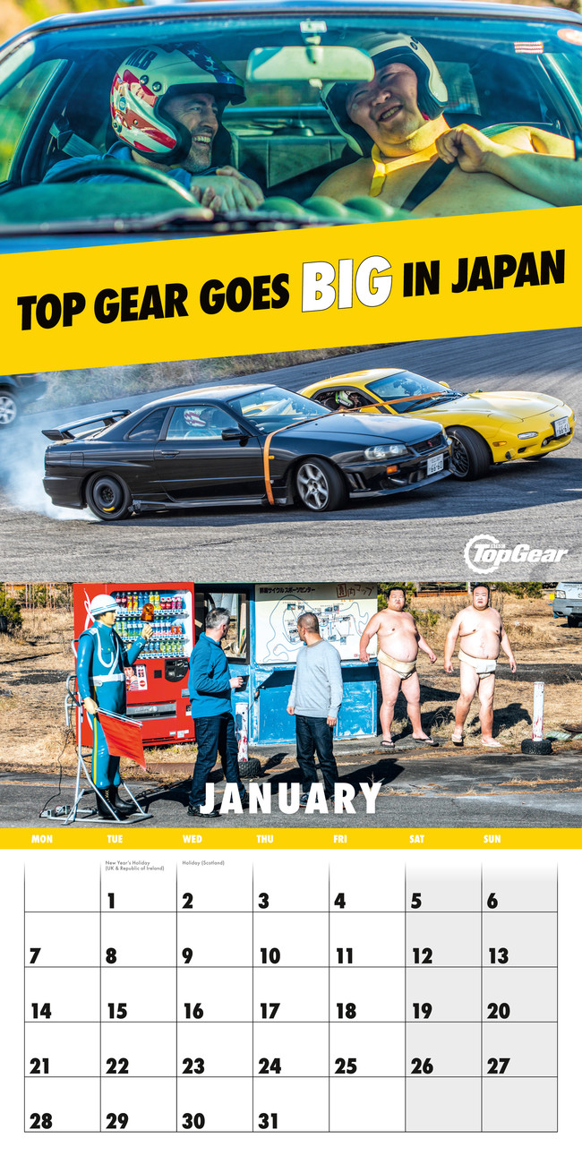 Top Gear Wall Calendars 2019 Buy at UKposters