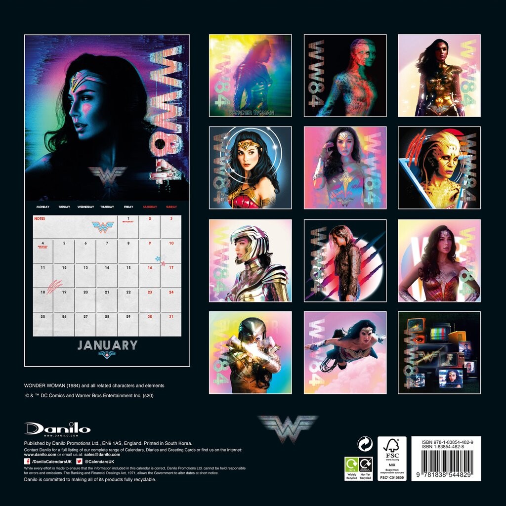 Wonder Woman Movie Wall Calendars 2021 Buy at UKposters