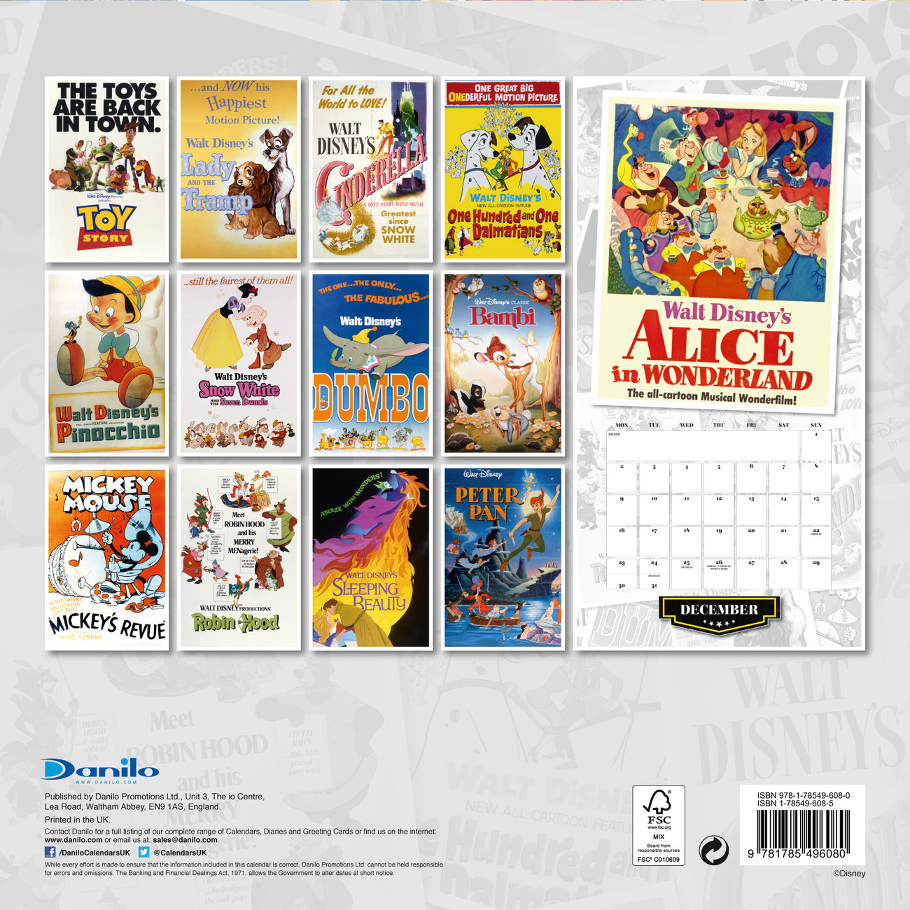 Disney Calendriers 2022 Achetez sur Europosters.fr