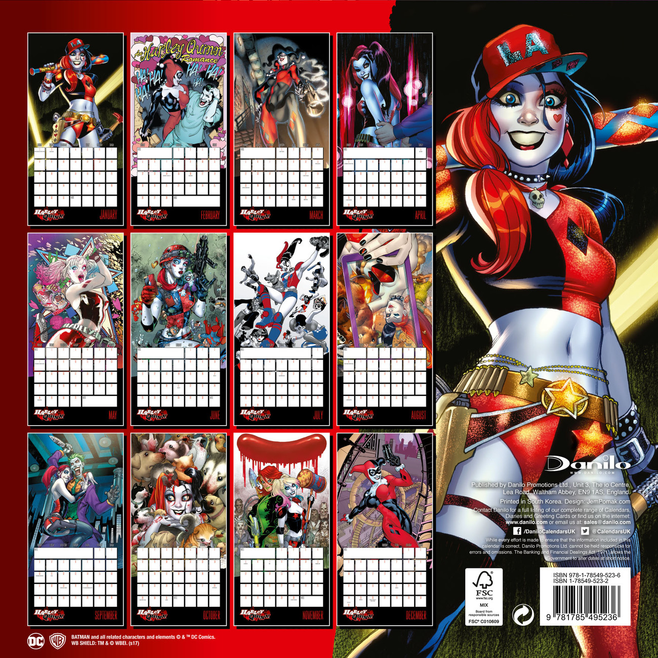 Harley Quinn Calendriers Achetez sur Europosters.fr