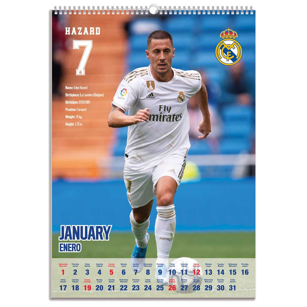 Real Madrid Calendriers Achetez sur Europosters.fr
